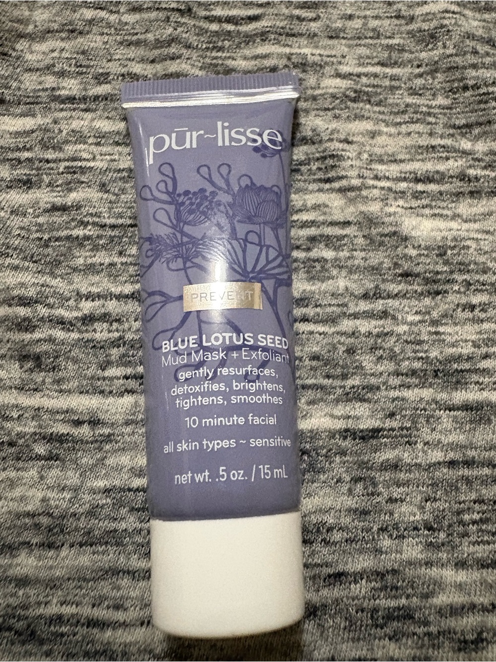 purlisse Blue Lavender Mud Mask Tube